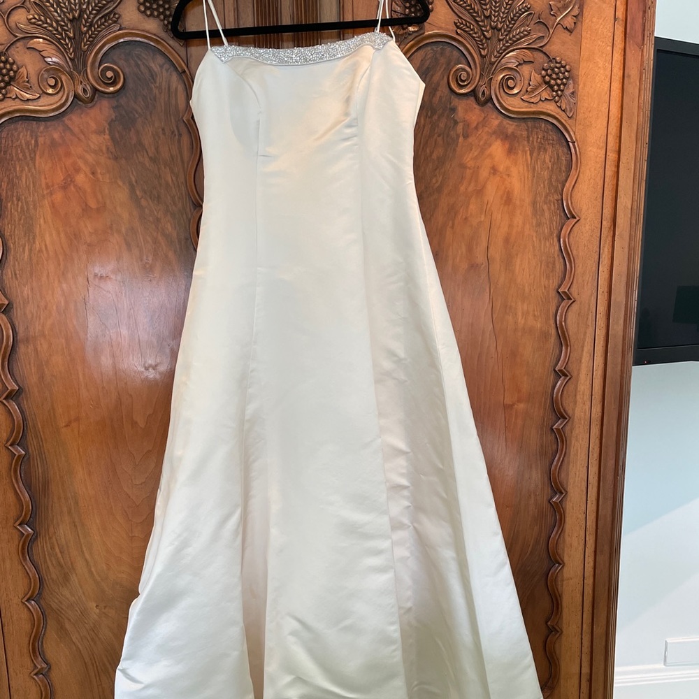 Custom made wedding gown